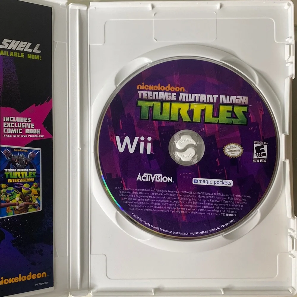 TEENAGE MUTANT NINJA TURTLES - NINTENDO WII GAME